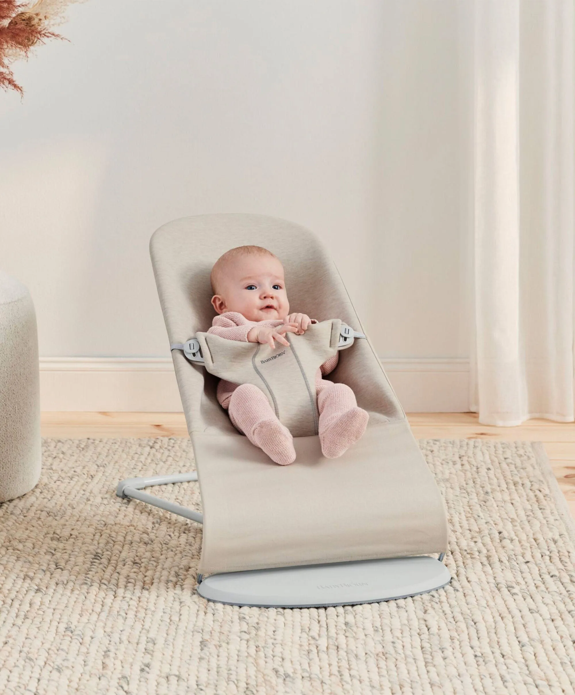 BabyBjrn Baby Bouncer Bliss - Light Beige