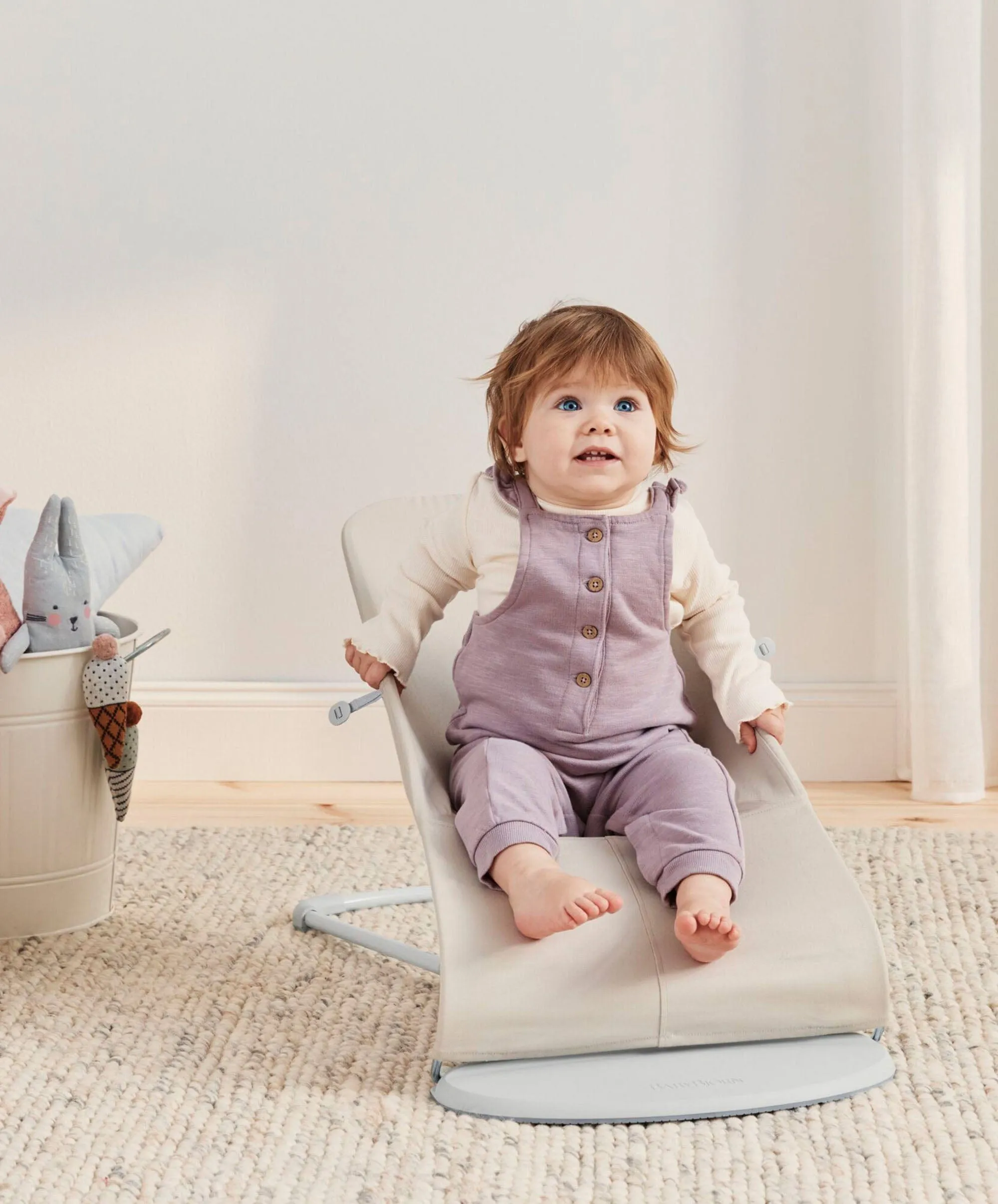 BabyBjrn Baby Bouncer Bliss - Light Beige