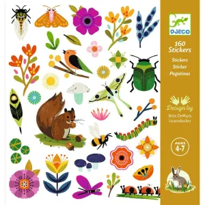 Babykids_Djeco_Toys 160 Stickers - assorted