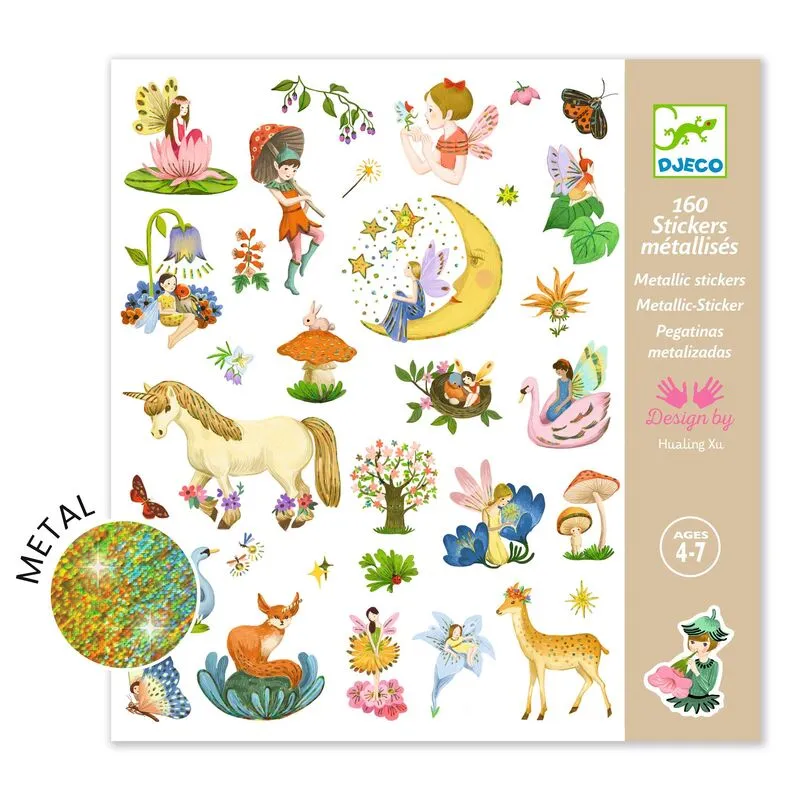 Babykids_Djeco_Toys 160 Stickers - assorted