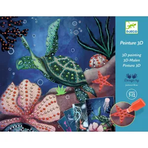 Babykids_Djeco_Toys 3D painting ocean depths set