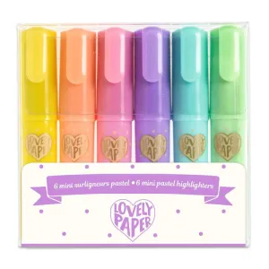 Babykids_Djeco_Toys 6 Mini Pastel Highlighters