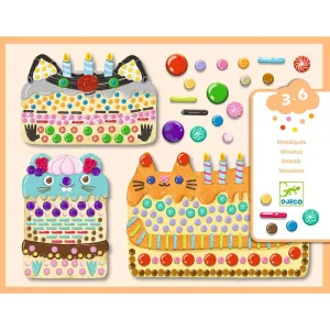 Babykids_Djeco_Toys Cakes and Sweets Mosaics