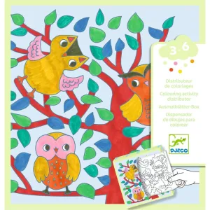 Babykids_Djeco_Toys Forest Colouring Dispenser
