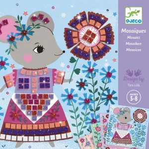 Babykids_Djeco_Toys Lovely Pets Mosaics Kit