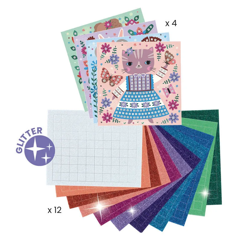 Babykids_Djeco_Toys Lovely Pets Mosaics Kit