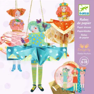 Babykids_Djeco_Toys Paper Dresses Folding Art