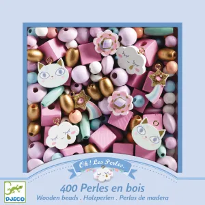 Babykids_Djeco_Toys Rainbow Wooden Beads