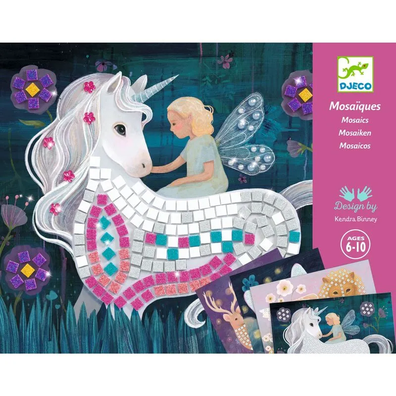 Babykids_Djeco_Toys The Enchanted World Mosaic Kit