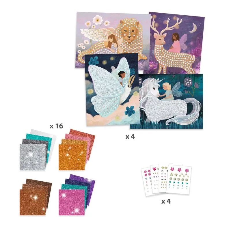 Babykids_Djeco_Toys The Enchanted World Mosaic Kit
