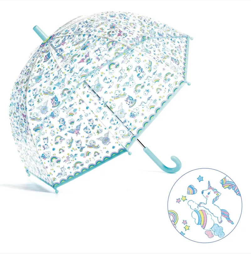Babykids_Djeco_Toys Unicorn PVC Child Umbrella