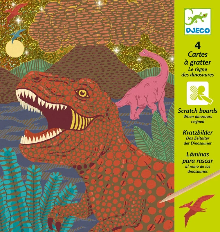 Babykids_Djeco_Toys When Dinosaurs Reigned Scatch Cards