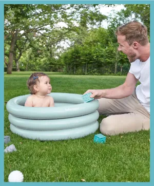Babymoov 2-in-1 Inflatable Bath Tub & Paddling Pool - Blue