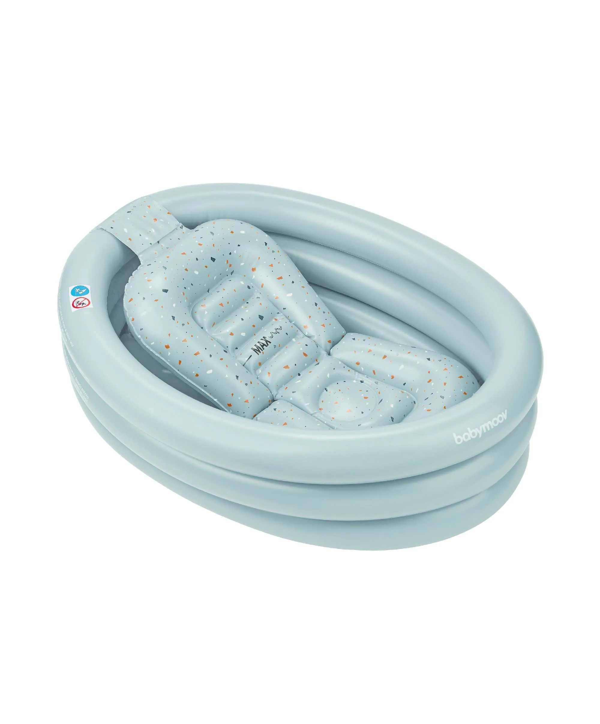 Babymoov 2-in-1 Inflatable Bath Tub & Paddling Pool - Blue