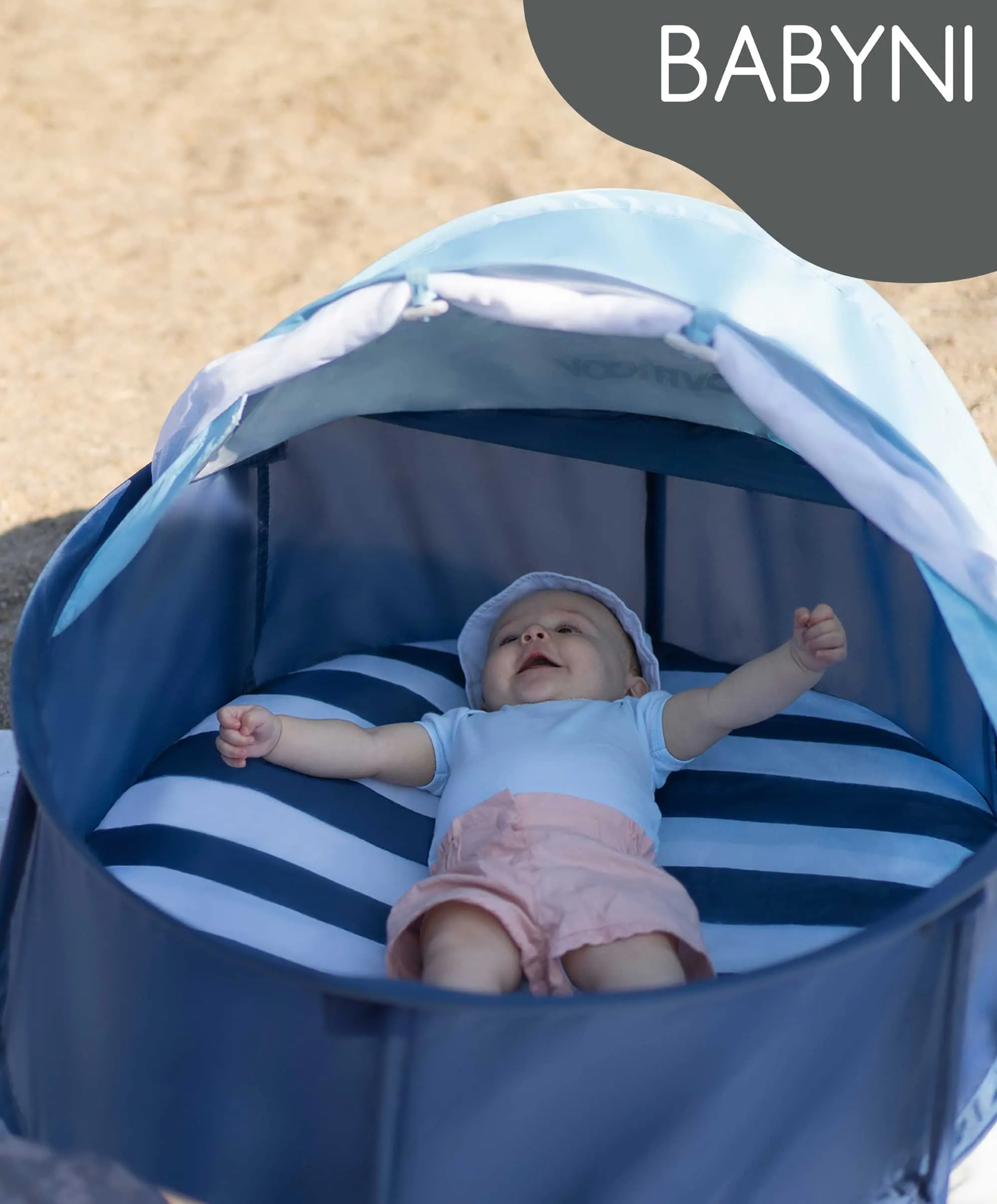 Babymoov Babyni Anti-UV Tent Playpen UPF 50  - Mariniere