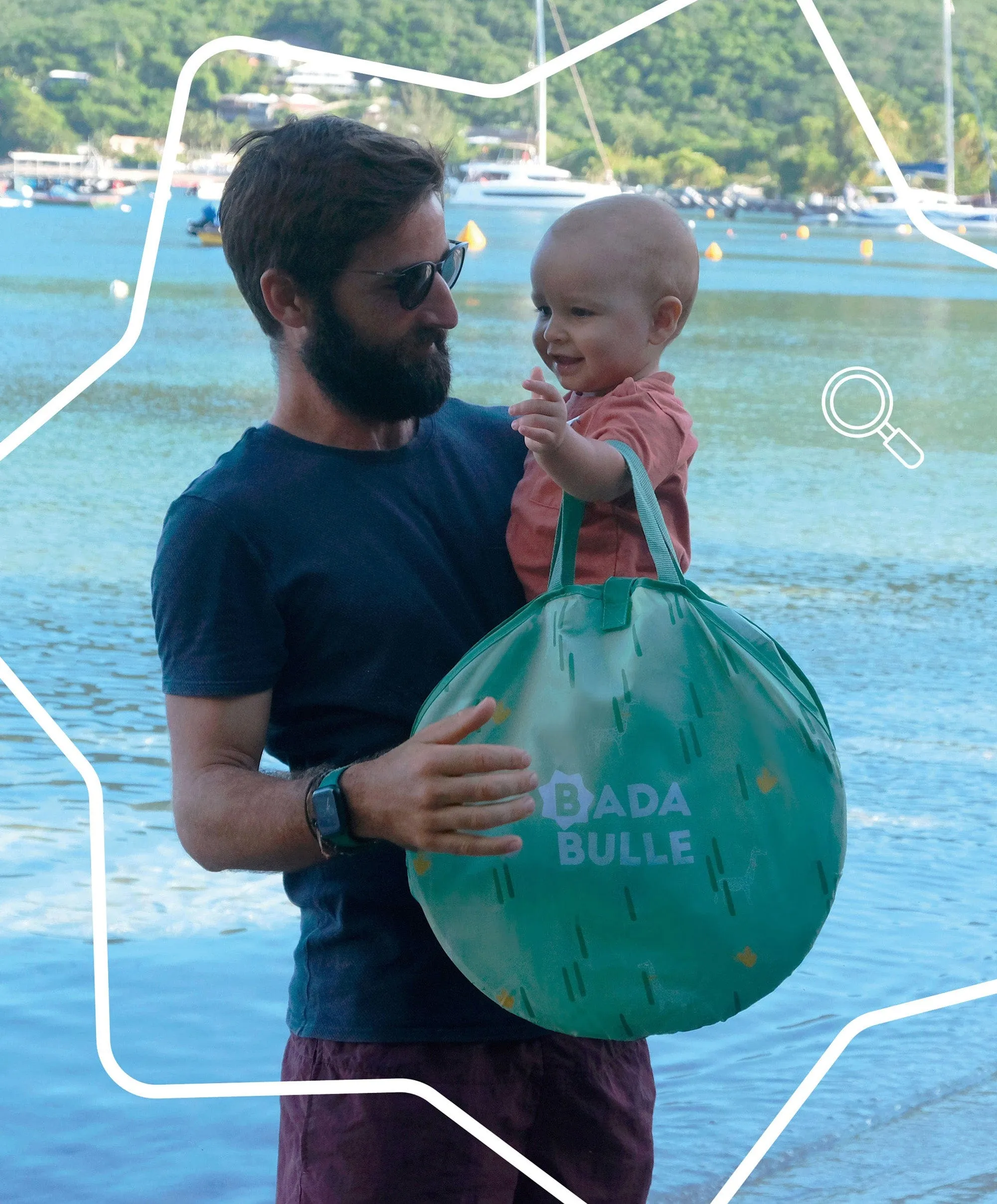 Badabulle Anti-UV Baby & Toddler Summer Tent - Sage