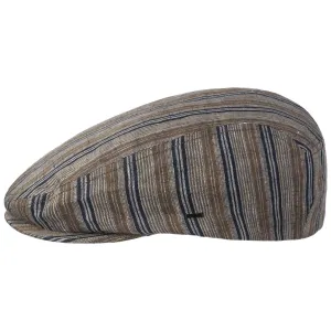 Bailey 1922 Hats Fleet Stripes Flat Cap by Bailey 1922