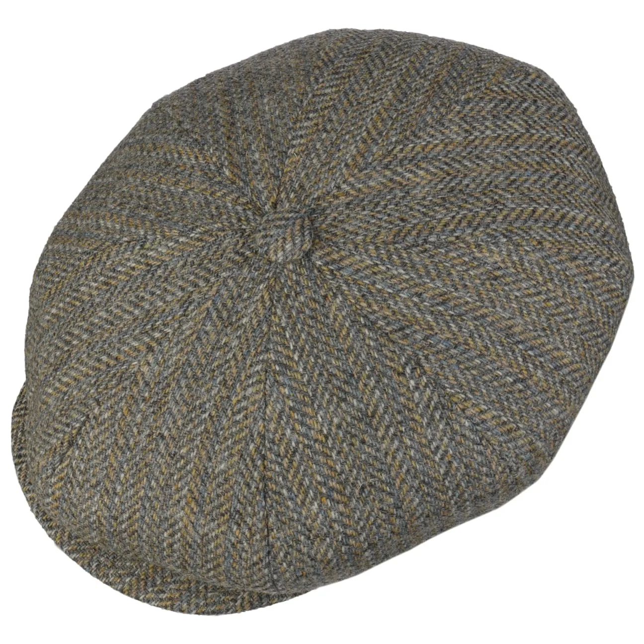Bailey 1922 Hats Galvin Stripe Herringbone Flat Cap by Bailey 1922