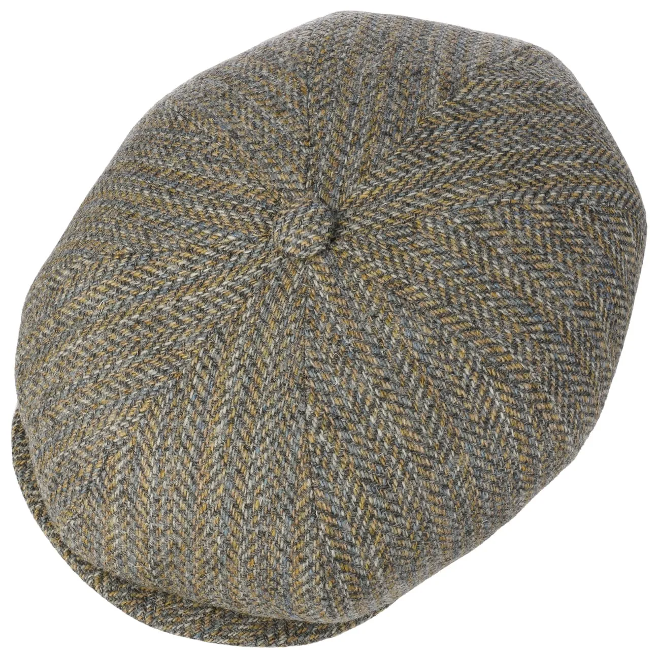 Bailey 1922 Hats Galvin Stripe Herringbone Flat Cap by Bailey 1922