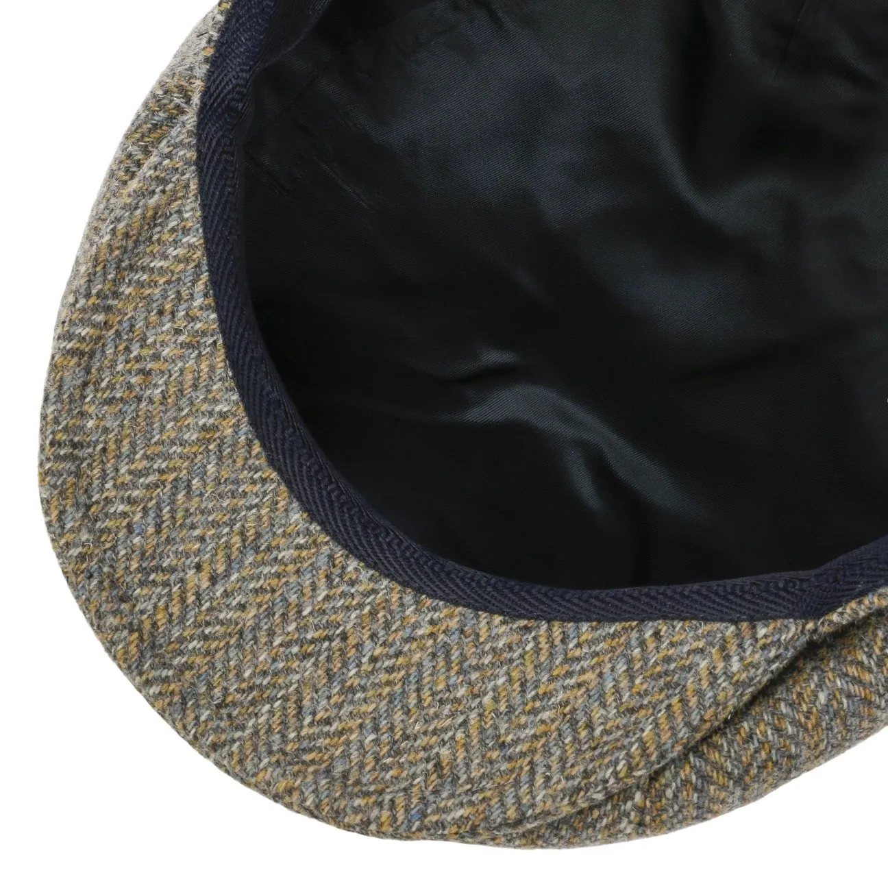 Bailey 1922 Hats Galvin Stripe Herringbone Flat Cap by Bailey 1922