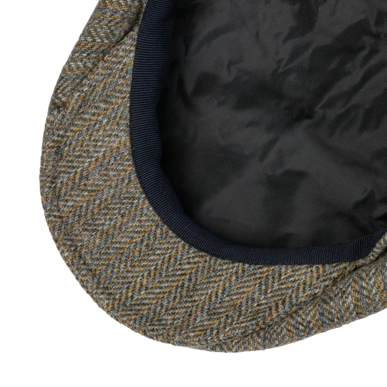 Bailey 1922 Hats Galvin Stripe Herringbone Flat Cap by Bailey 1922