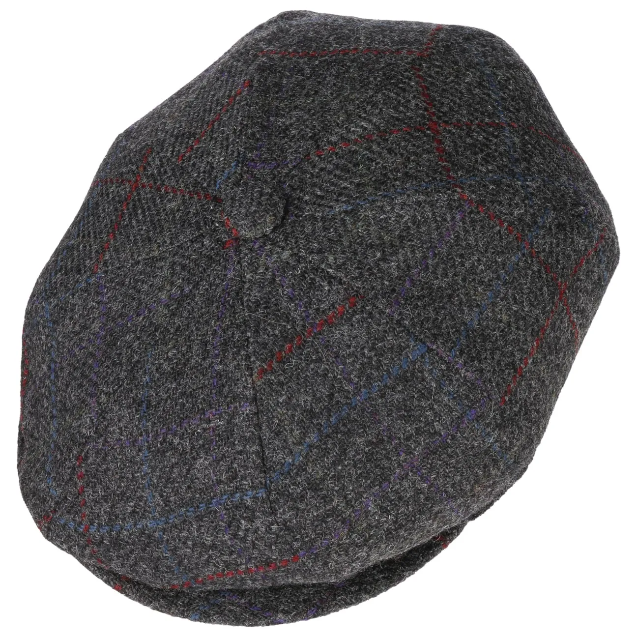Bailey 1922 Hats Galvin Windowpane Plaid Flat Cap by Bailey 1922