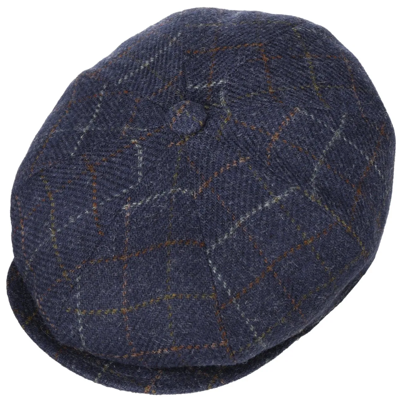 Bailey 1922 Hats Galvin Windowpane Plaid Flat Cap by Bailey 1922