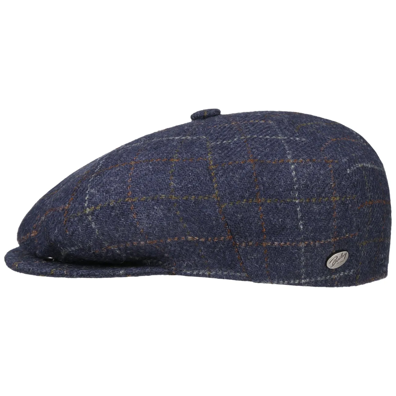 Bailey 1922 Hats Galvin Windowpane Plaid Flat Cap by Bailey 1922