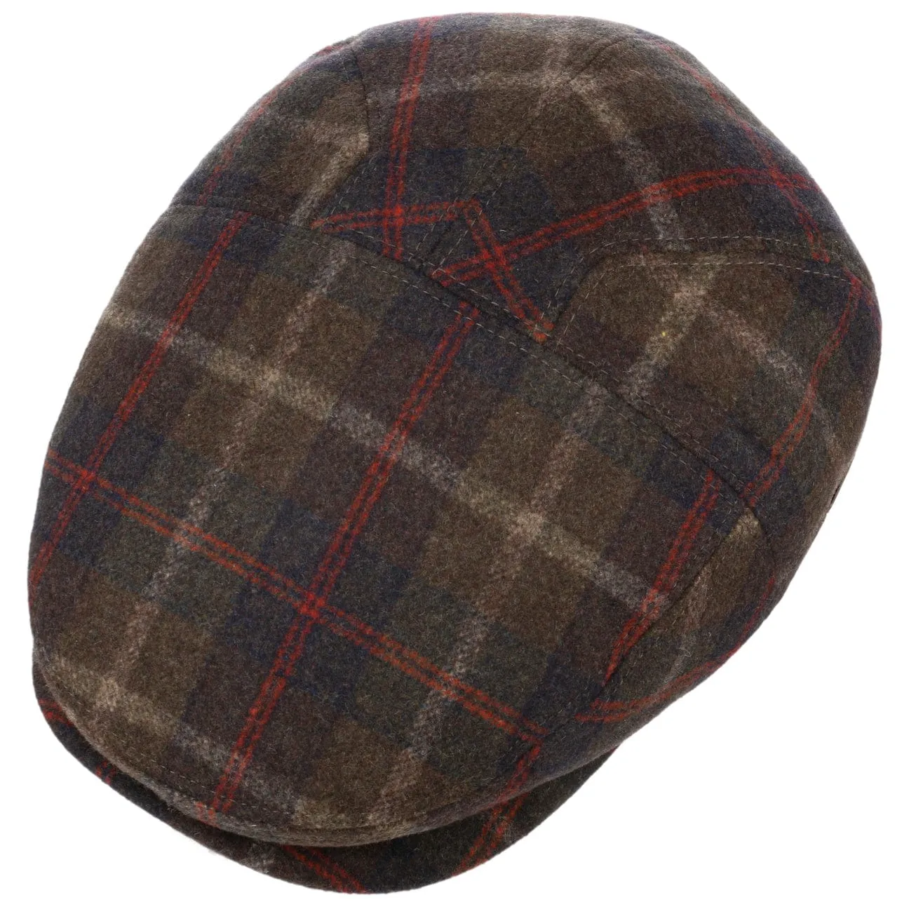 Bailey 1922 Hats Groves Check Flat Cap by Bailey 1922