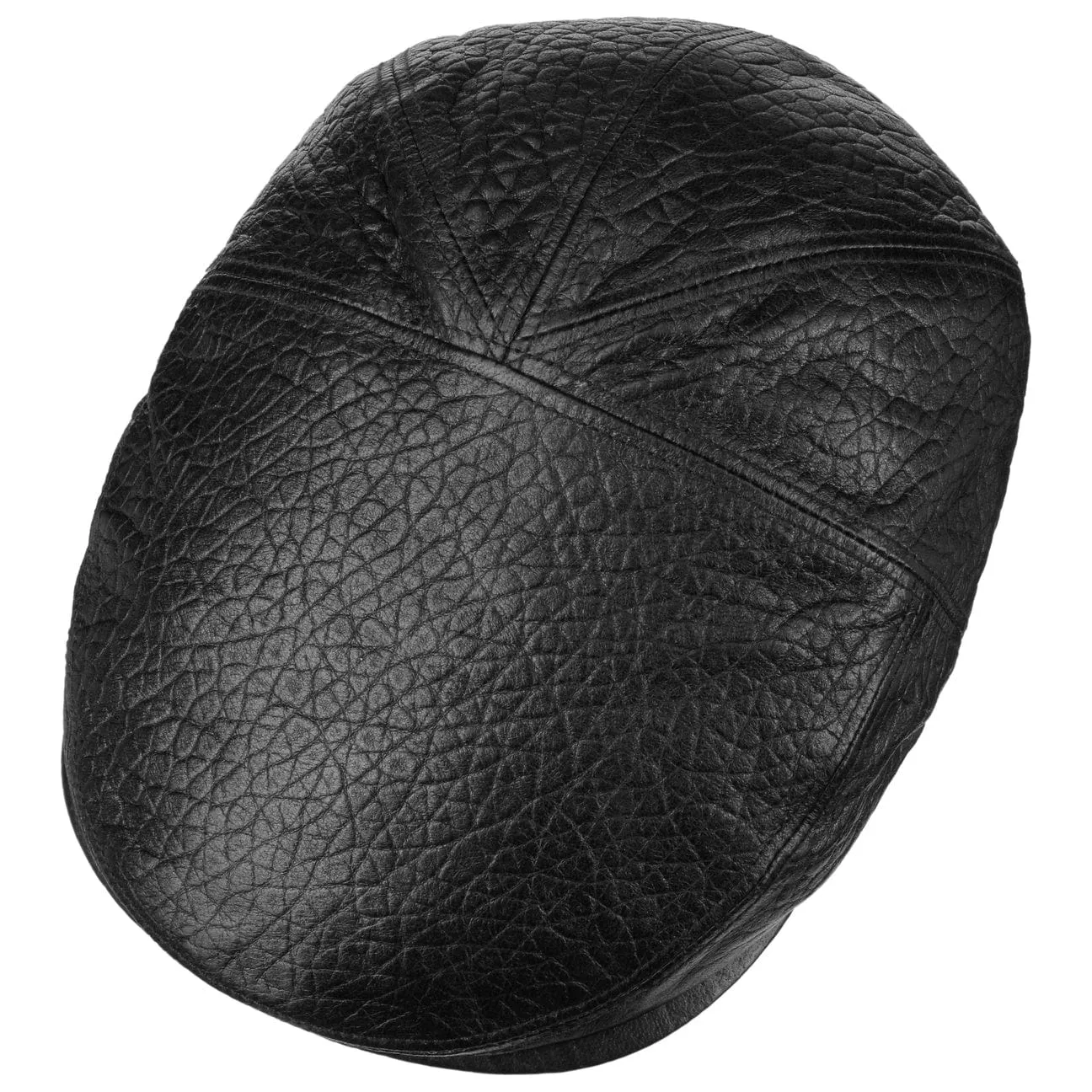 Bailey 1922 Hats Langham Leather Flat Cap by Bailey 1922