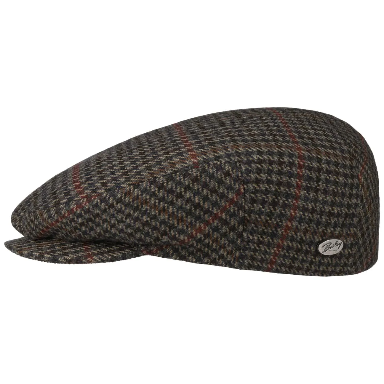 Bailey 1922 Hats Lord Check Flat Cap by Bailey 1922