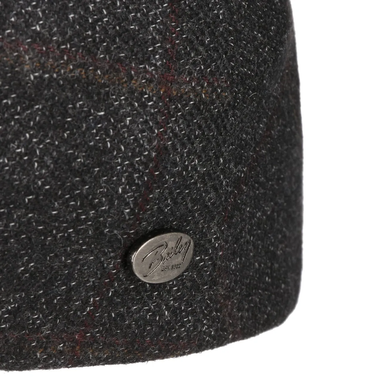 Bailey 1922 Hats Lord Subtle Plaid Flat Cap by Bailey 1922