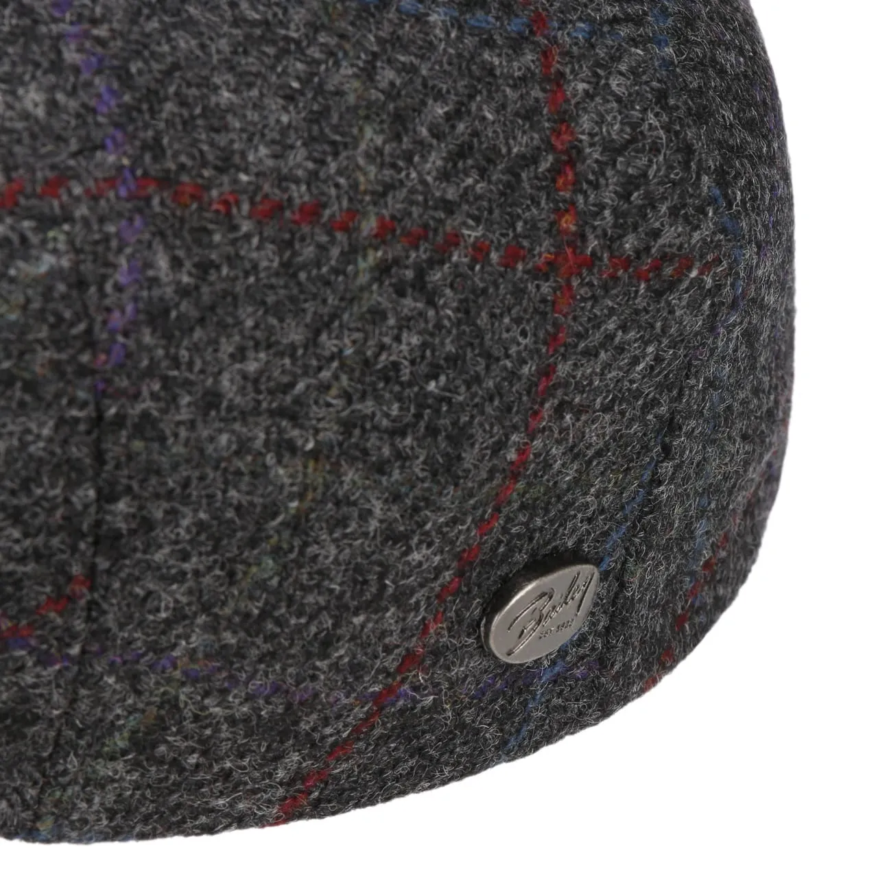 Bailey 1922 Hats Lord Windowpane Plaid Flat Cap by Bailey 1922