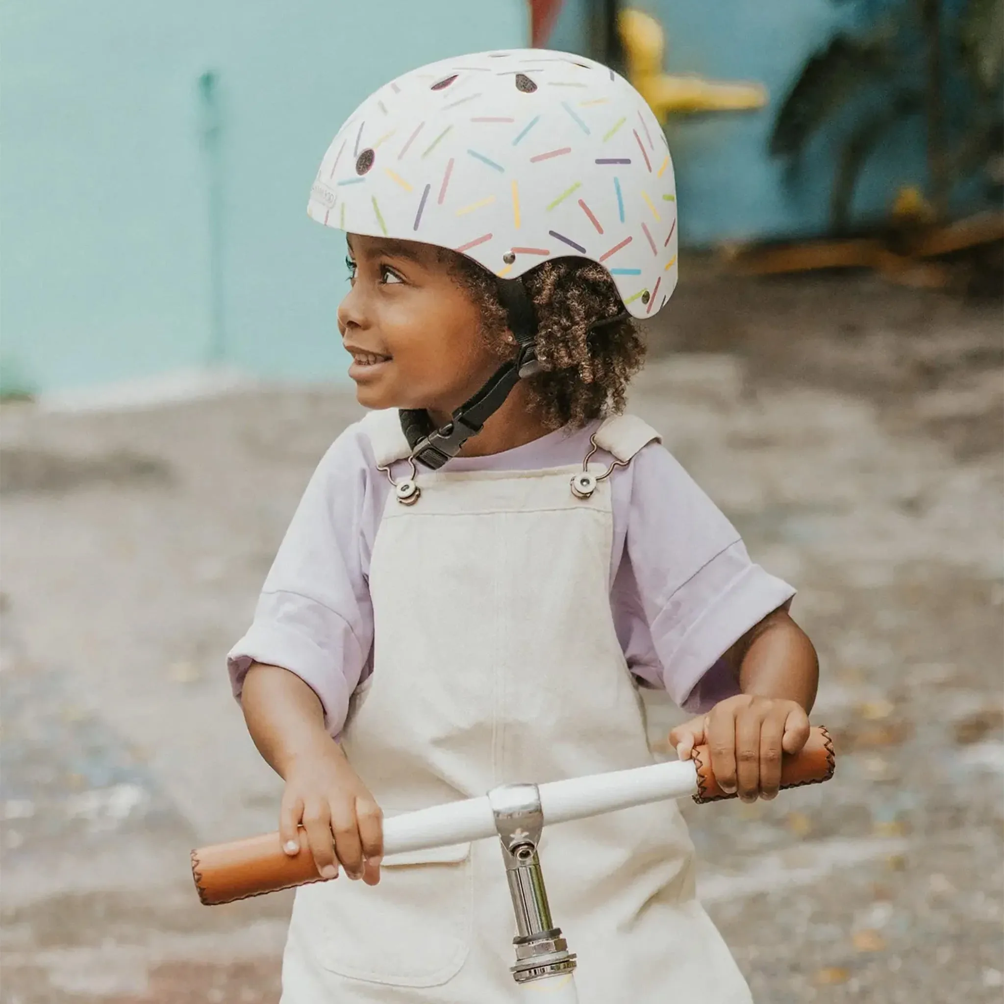 Banwood x Marest Kids Helmet 50-54cm - Allegra White