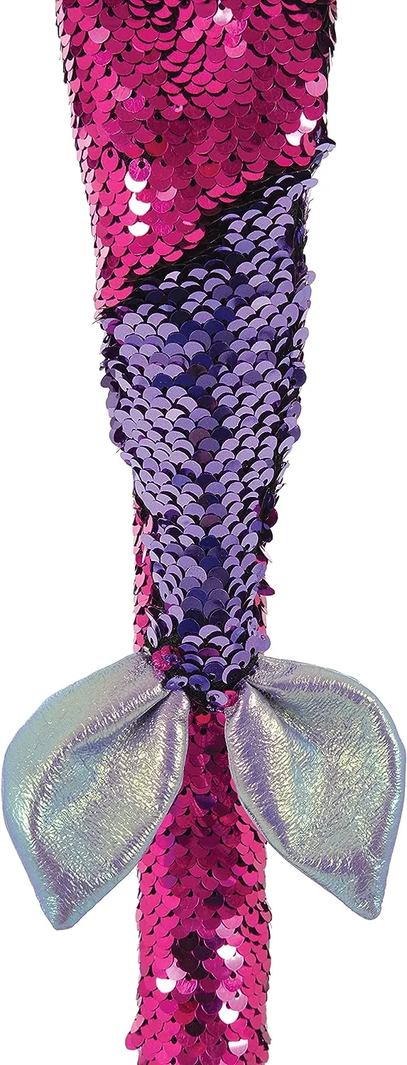 Barbie Toys abgee 703 M004373 EA Barbie Mermaid Sequin Inline Scooter, Pink