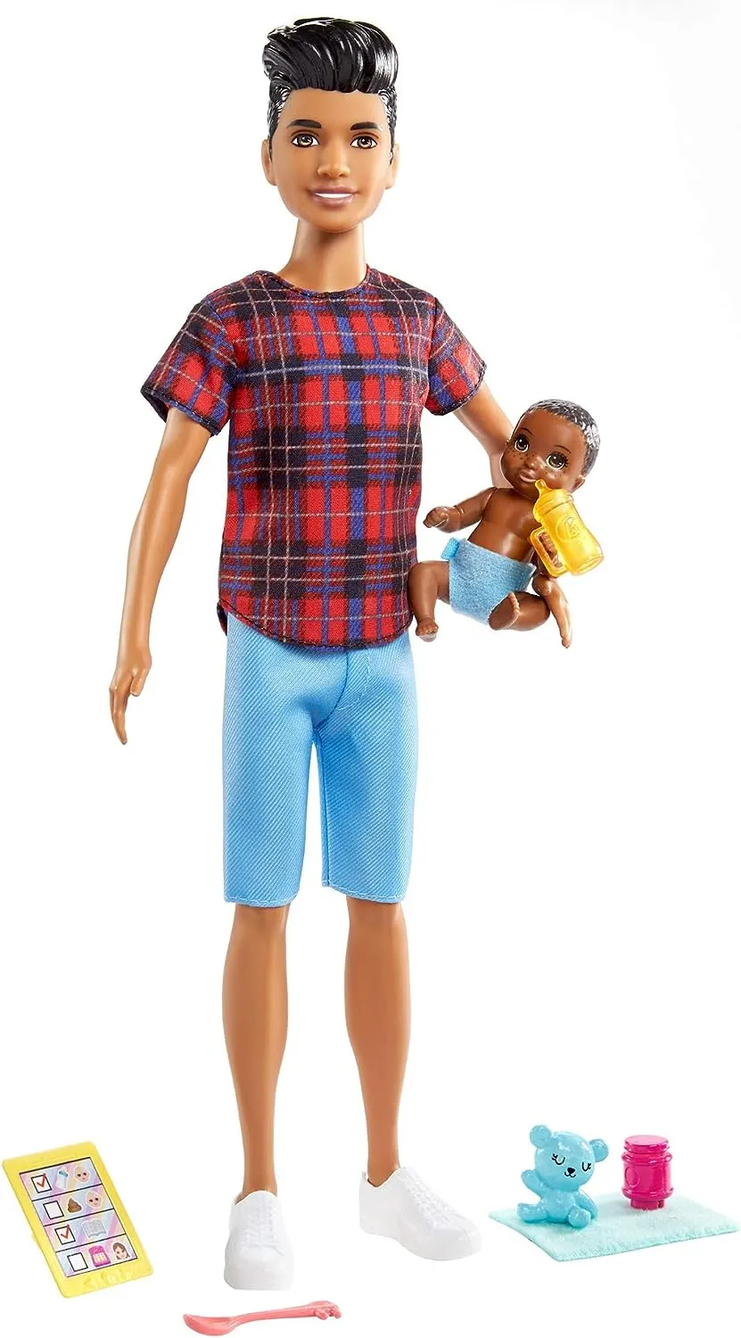Barbie Toys Barbie 900 GRP10 EA Babysitter & Baby Asst, Multicolour