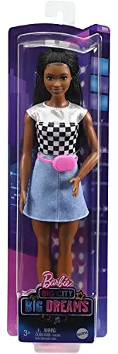 Barbie Toys Barbie: Big City, Big Dreams Barbie Brooklyn Roberts Doll (11.5-in, Brunette B