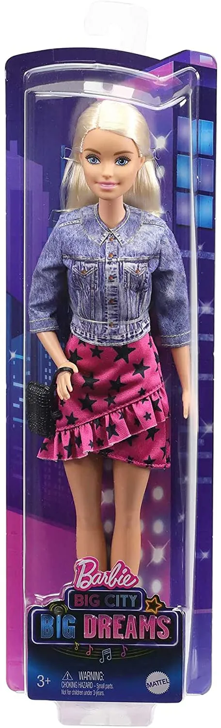 Barbie Toys Barbie Big City, Big Dreams Malibu Roberts Doll (GXT03)