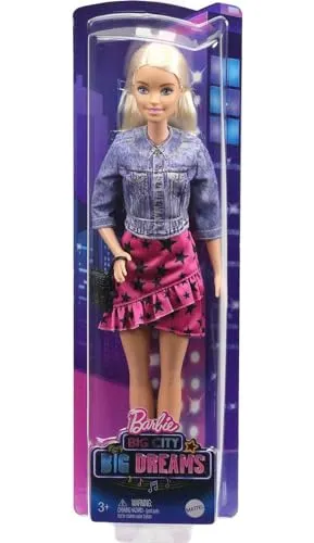 Barbie Toys Barbie Big City, Big Dreams Malibu Roberts Doll (GXT03)
