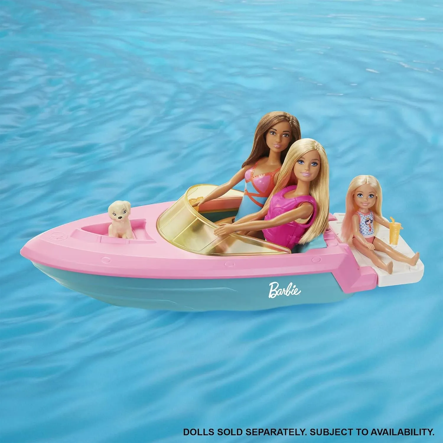 Barbie Toys Barbie Boat with Puppy and Accessories