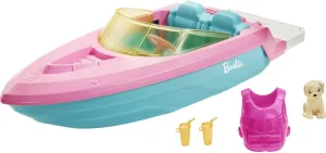 Barbie Toys Barbie Boat with Puppy and Accessories