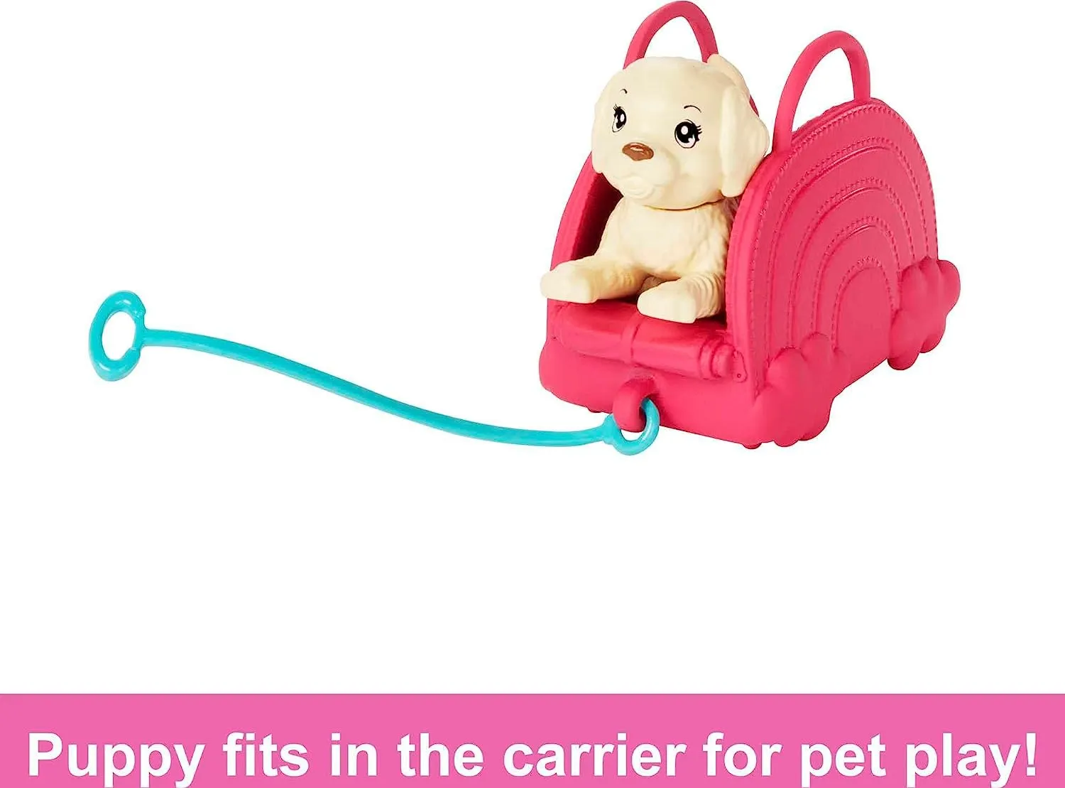Barbie Toys Barbie Chelsea Doll & 6 Accessories, Travel Set with Puppy, Pet Carrier & Backpack