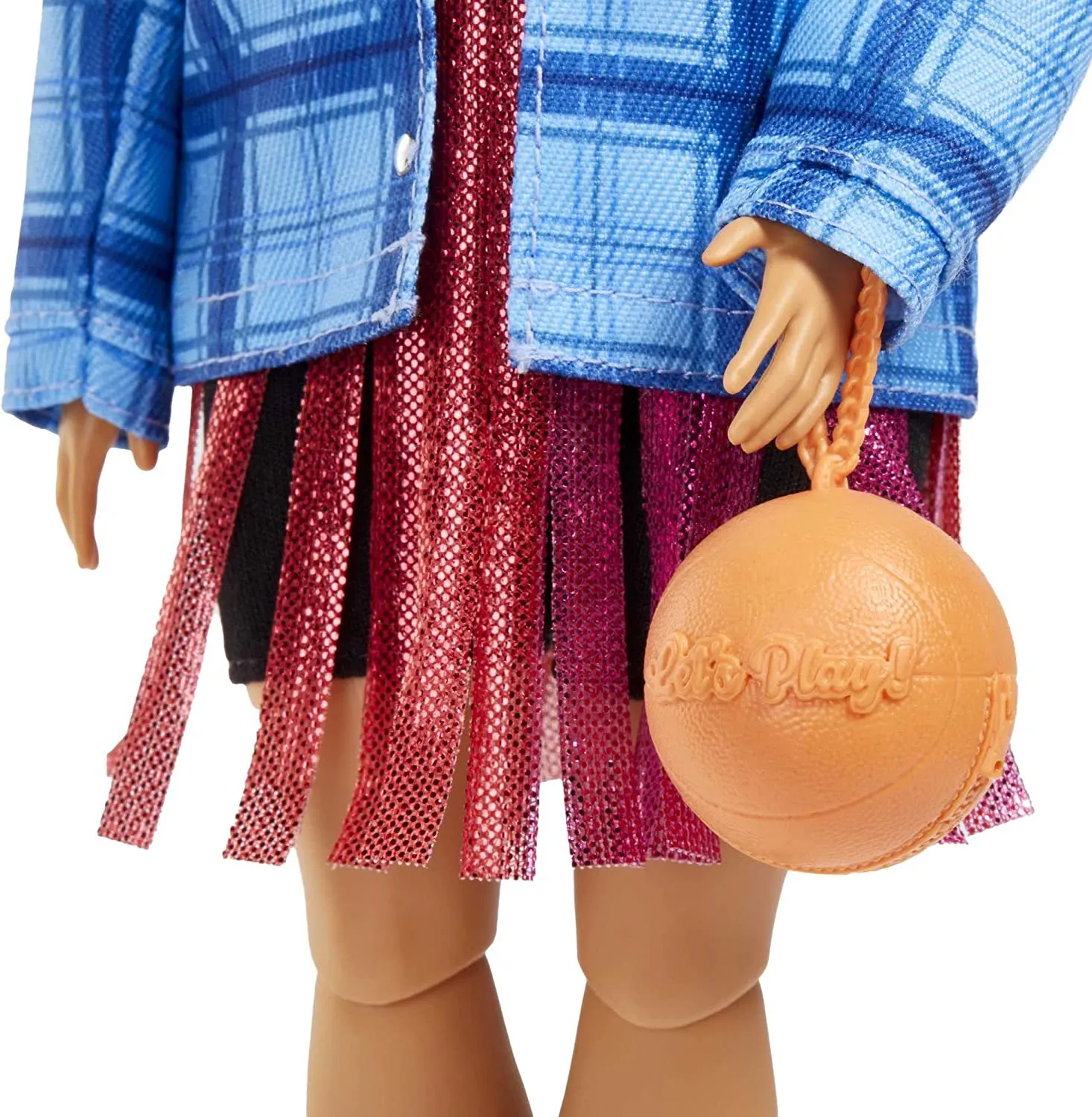Barbie Toys Barbie Extra Doll #13 in Basketball Jersey & Bike Shorts with Pet Corgi, 3 Year