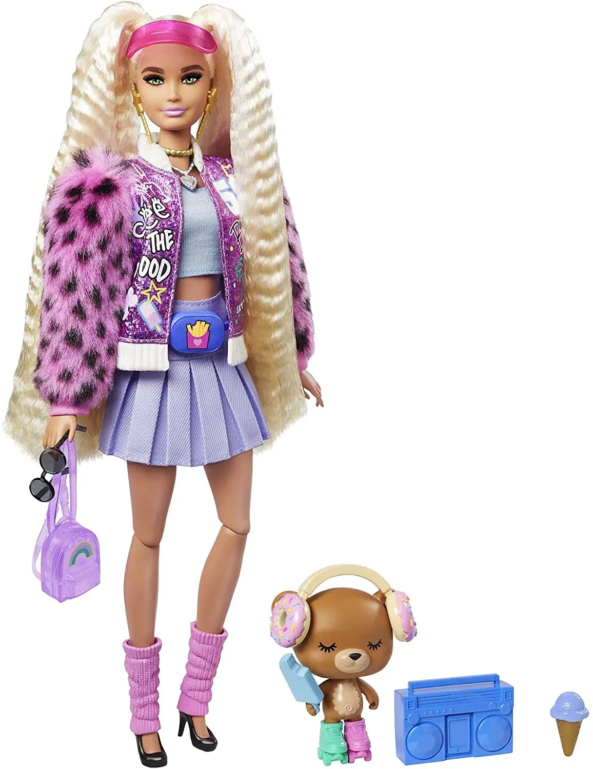 Barbie Toys Barbie Extra Doll with Blonde Pigtails