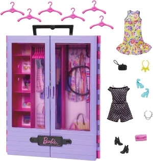 Barbie Toys Barbie Fashionistas Ultimate Closet Accessory, Translucent Doors, Storage Space