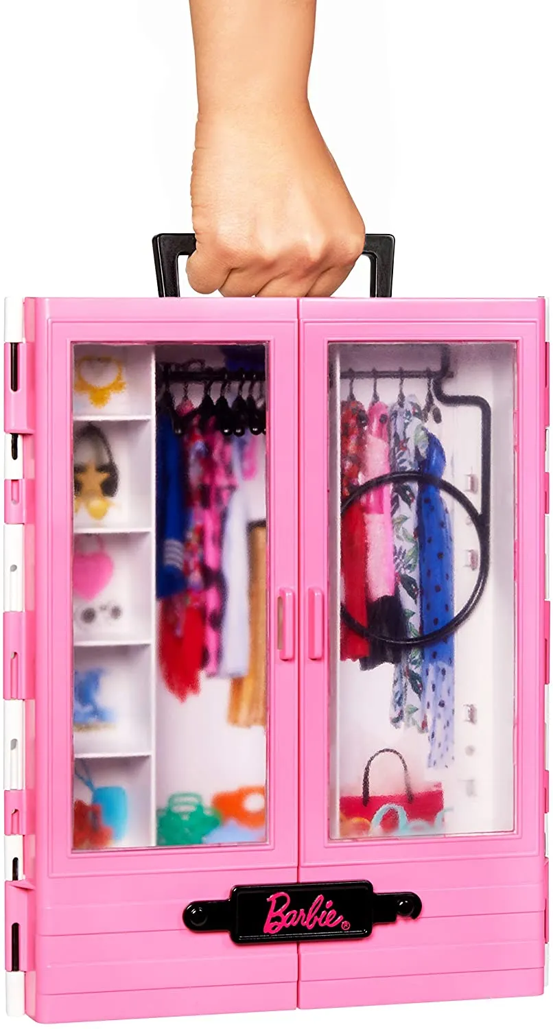 Barbie Toys Barbie Fashionistas Ultimate Closet Portable Fashion Toy for 3 to 8 Year Olds