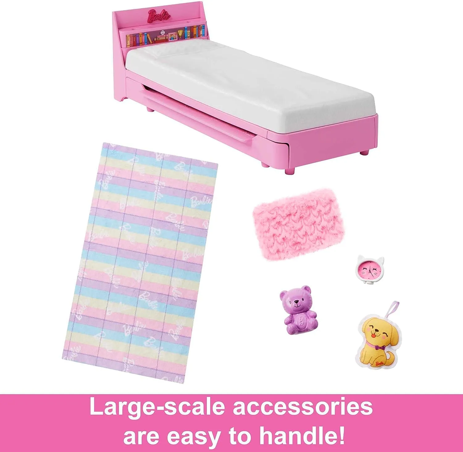 Barbie Toys Barbie Furniture, Preschool Toys and Gifts, Bedtime Playset and Accessories