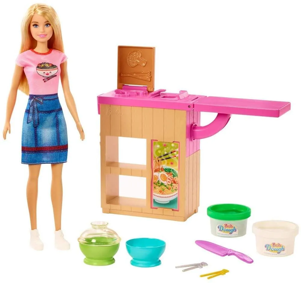 Barbie Toys Barbie GHK43 Noodle Maker Doll and Playset