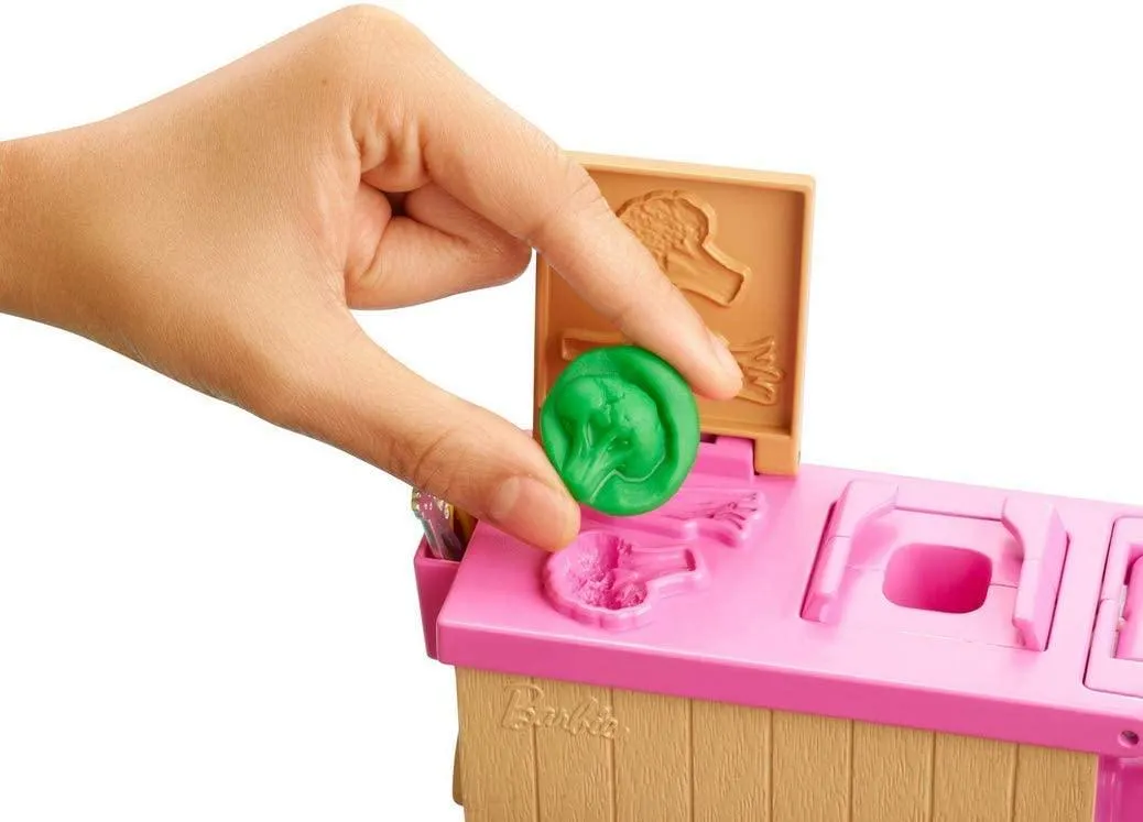Barbie Toys Barbie GHK43 Noodle Maker Doll and Playset