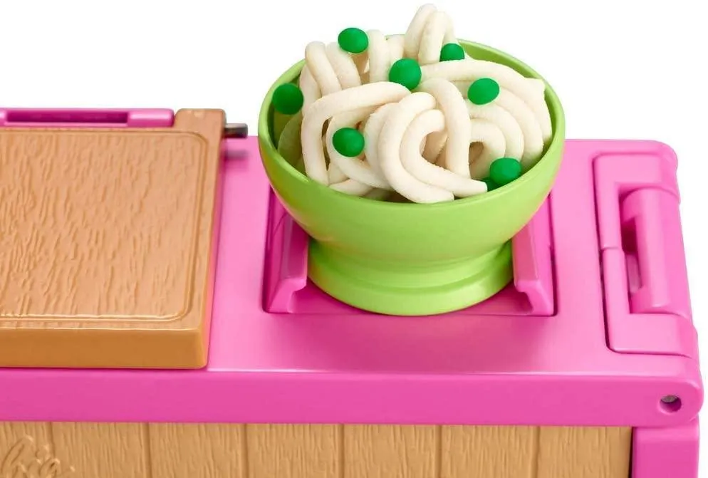 Barbie Toys Barbie GHK43 Noodle Maker Doll and Playset